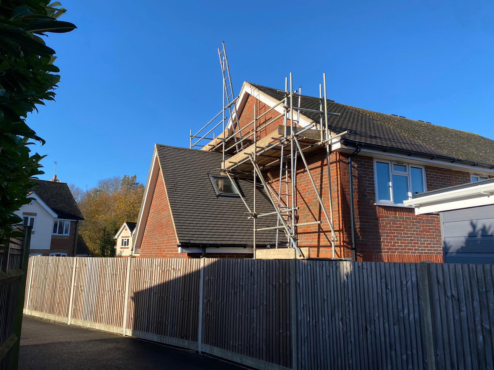 Gable End Brick Repointing Challock, Ashford